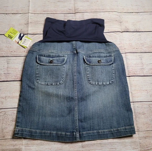 Motherhood Maternity Denim Skirt - Picture 9 of 12